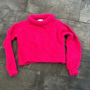Roll neck wool mix sweater